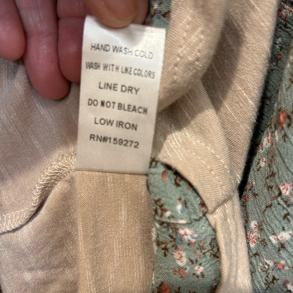 Gigio Plus Patchwork Blouse With Wide Floral Slee… - image 5